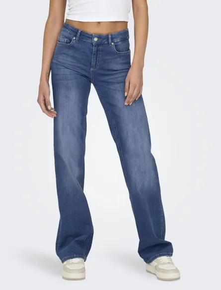 blå denim jeans